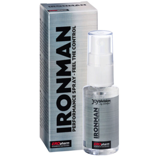 JOYDIVION EROPHARM – IRONMAN PERFORMANCE SPRAY RETARDANTE PARA HOMBRES 30ML - intimamenities.com