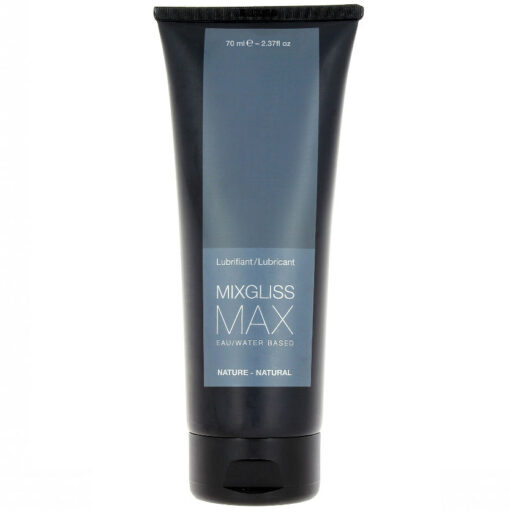 MIXGLISS – MAX LUBRICANTE ANAL BASE AGUA NATURAL 70 ML - intimamenities.com
