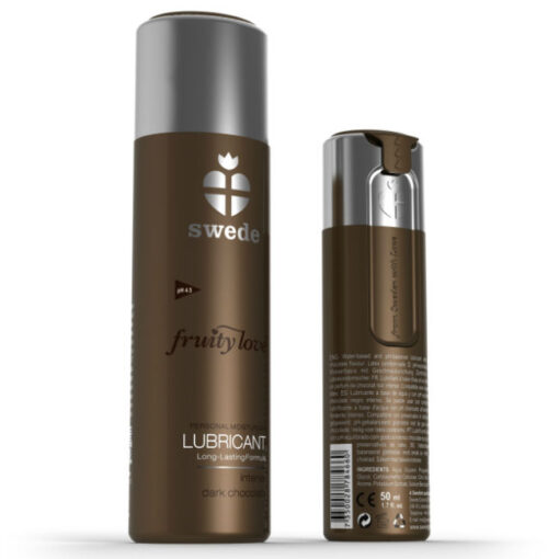 SWEDE – FRUITY LOVE LUBRICANTE CHOCOLATE NEGRO 100 ML - intimamenities.com