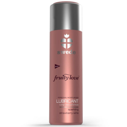 SWEDE – FRUITY LOVE LUBRICANTE FRESAS CON CHAMPAGNE 100 ML - intimamenities.com