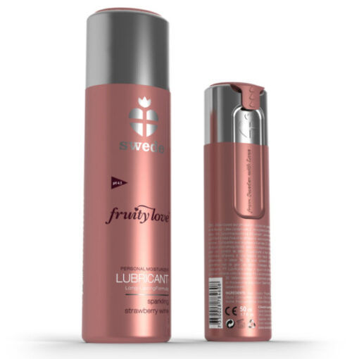 SWEDE – FRUITY LOVE LUBRICANTE FRESAS CON CHAMPAGNE 50 ML - intimamenities.com