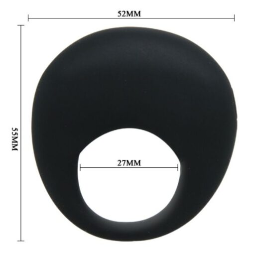 PRETTY LOVE – TRAP ANILLO VIBRADOR NEGRO - intimamenities.com