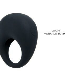 PRETTY LOVE – TRAP ANILLO VIBRADOR NEGRO - intimamenities.com