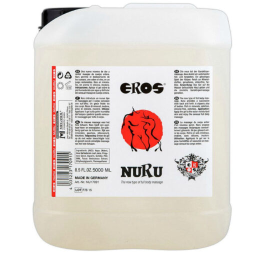 EROS – NURU ACEITE MASAJE RICO EN MINERALES 5000 ML - intimamenities.com