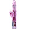 BAILE – VIBRADOR RECARGABLE CON ROTACION Y ESTIMULADOR THROBBING BUTTERF - intimamenities.com
