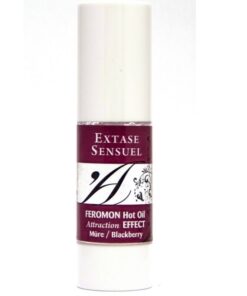 EXTASE SENSUAL – ACEITE MASAJE EFECTO CALOR CON FEROMONAS MORA 30 ML - intimamenities.com
