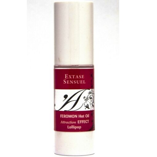 EXTASE SENSUAL – ACEITE MASAJE EFECTO CALOR CON FEROMONAS PIRULETA 30 ML - intimamenities.com