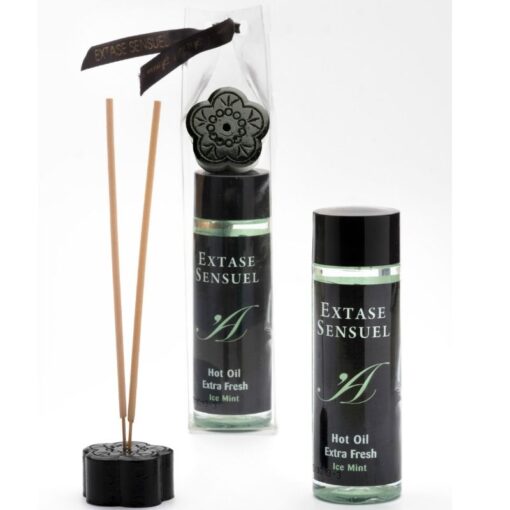 EXTASE SENSUAL – ACEITE MASAJE EFECTO EXTRA FRESH HIELO 100 ML - intimamenities.com