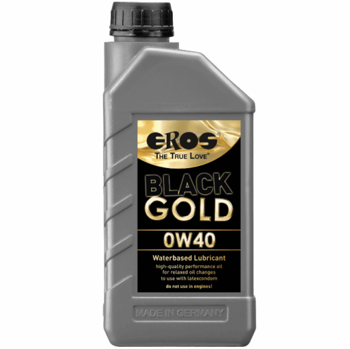 EROS – BLACK GOLD 0W40 LUBRICANTE BASE AGUA 1000 ML - intimamenities.com