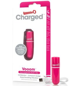 SCREAMING O – BALA VIBRADORA RECARGABLE VOOOM ROSA - intimamenities.com