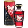SHUNGA – ACEITE MASAJE EFECTO CALOR SABOR INTENSO CEREZA 100 ML - intimamenities.com
