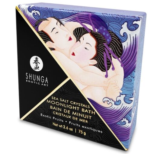 SHUNGA – SALES DE BAÑO AROMATIZADAS EXOTIC PURPLE 75 GR - intimamenities.com