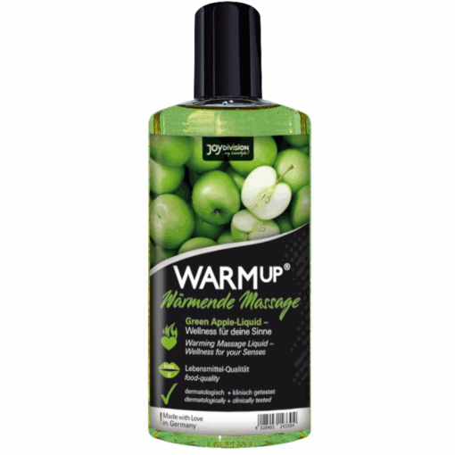 JOYDIVISION WARMUP – ACEITE DE MASAJE MANZANA VERDE 150 ML - intimamenities.com