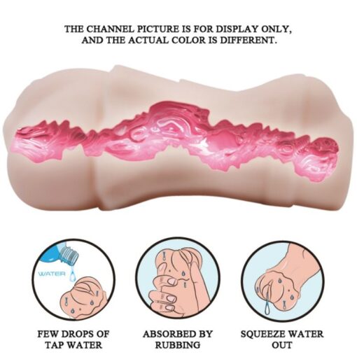 CRAZY BULL – MASTURBADOR WATER SKIN VAGINA CON BALA VIBRADORA 2 - intimamenities.com