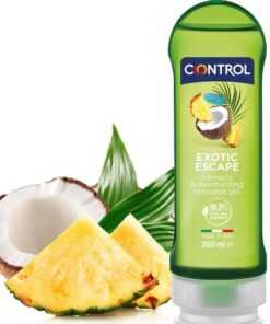 CONTROL – 2 EN 1 MASSAGE & PLEASURE EXOTIC 200 ML - intimamenities.com
