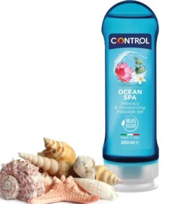 CONTROL – 2 EN 1 MASSAGE & PLEASURE MEDITERRANEAN SEA 200 ML - intimamenities.com