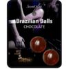 SECRETPLAY – BRAZILIAN BALLS  CHOCOLATE SET 2 BOLAS - intimamenities.com