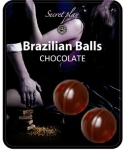 SECRETPLAY – BRAZILIAN BALLS  CHOCOLATE SET 2 BOLAS - intimamenities.com