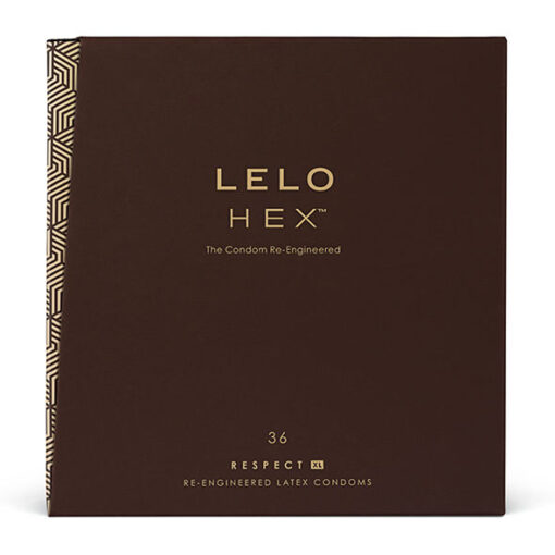 LELO – HEX PRESERVATIVO RESPECT XL 36 PACK - intimamenities.com
