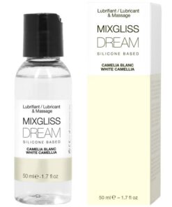 MIXGLISS – DREAM LUBRICANTE SILICONA CAMELIA BLANCA 50 ML - intimamenities.com