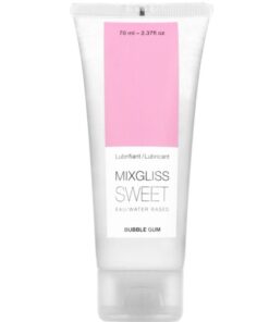 MIXGLISS – LUBRICANTE BASE AGUA SABOR A CHICLE 70 ML - intimamenities.com