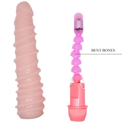 BAILE – FLEXI VIBE SENSUAL VIBRADOR ESPIRAL 19.5 CM - intimamenities.com