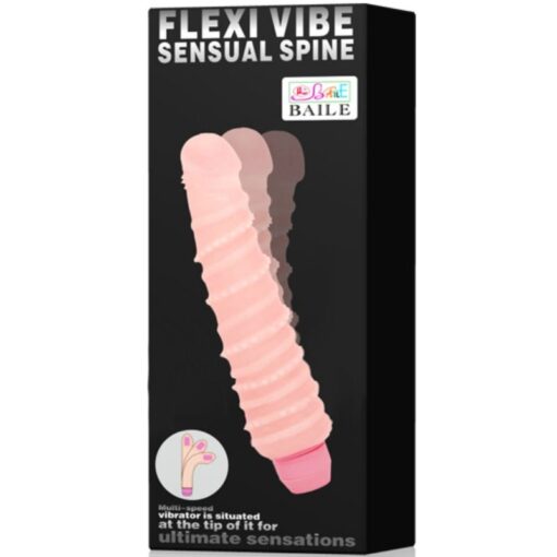 BAILE – FLEXI VIBE SENSUAL VIBRADOR ESPIRAL 19.5 CM - intimamenities.com