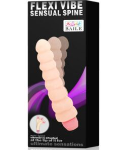 BAILE – FLEXI VIBE SENSUAL SPINE VIBRADOR FLEXIBLE 19 CM - intimamenities.com