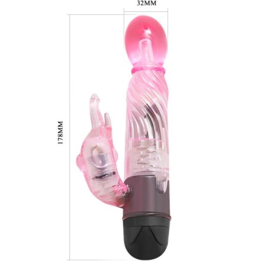 BAILE – GIVE YOU A KIND OF LOVER VIBRADOR CON RABBIT ROSA 10 MODOS - intimamenities.com