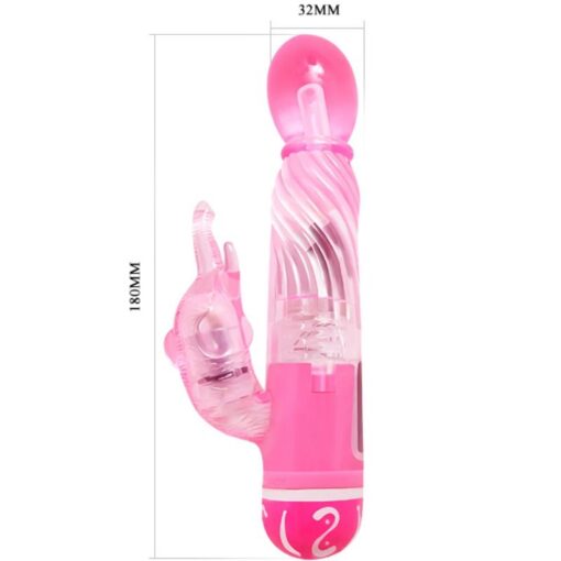 BAILE – VIBRADOR MULTIVELOCIDAD CON ESTIMULADOR ROSA - intimamenities.com