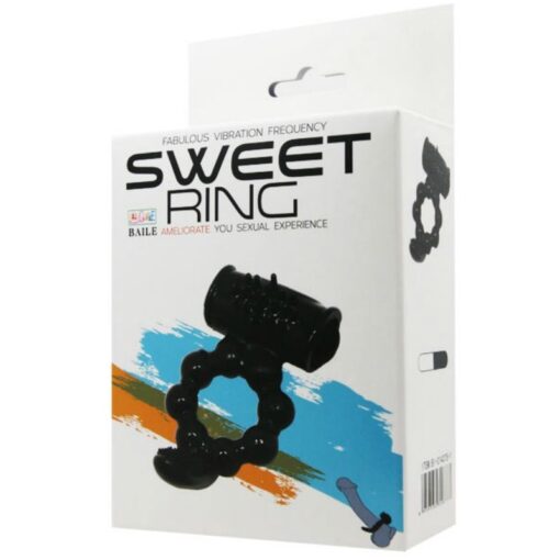BAILE – SWEET RING ANILLO CON DOBLE ESTIMULADOR - intimamenities.com