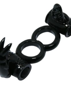 BAILE – SWEET RING ANILLO DOBLE CON RABBIT DOBLE - intimamenities.com