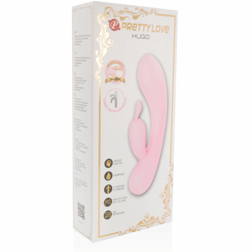 PRETTY LOVE – SMART HUGO VIBRADOR RABBIT CON OREJITAS - intimamenities.com