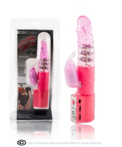 BAILE – ROTADOR RABBIT ROSA SUPERESTIMULADOR - intimamenities.com