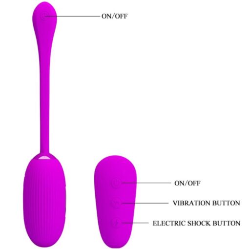 PRETTY LOVE – SHOCK FUN HUEVO VIBRADOR Y ELECTROSHOCK - intimamenities.com