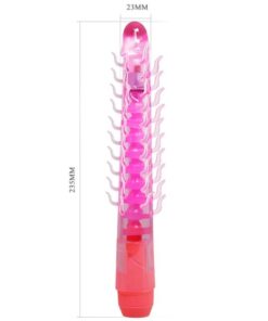 BAILE – FLEXI VIBE SENSUAL SPINE BENDABLE VIBRATING DILDO LILA 23.5 CM - intimamenities.com