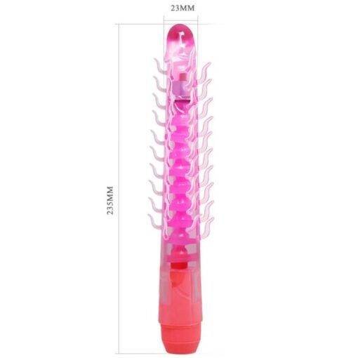 BAILE – FLEXI VIBE SENSUAL SPINE BENDABLE VIBRATING DILDO LILA 23.5 CM - intimamenities.com