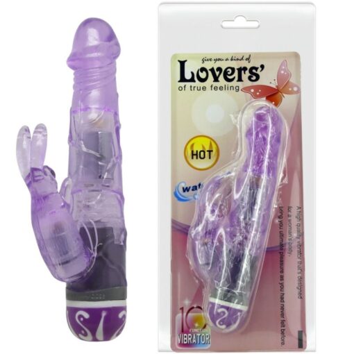 BAILE – VIBRATORS MULTIVELOCIDAD CON RABBIT LILA - intimamenities.com