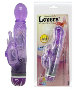BAILE – VIBRADOR MULTIVELOCIDAD CON ESTIMULADOR LILA - intimamenities.com