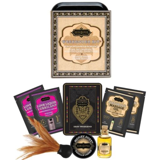 KAMASUTRA – WEEKENDER TIN KIT VANILLA CREAM VAINILLA - intimamenities.com