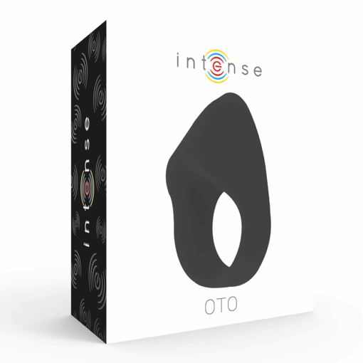 INTENSE – OTO ANILLO VIBRADOR RECARGABLE NEGRO - intimamenities.com