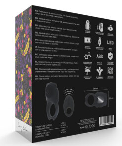 MIA  – COLOSSEO ANILLO CONTROL REMOTO NEGRO - intimamenities.com
