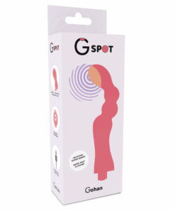 G-SPOT – GOHAN VIBRADOR PUNTO G LIGHT RED - intimamenities.com