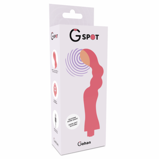 G-SPOT – GOHAN VIBRADOR PUNTO G LIGHT RED - intimamenities.com