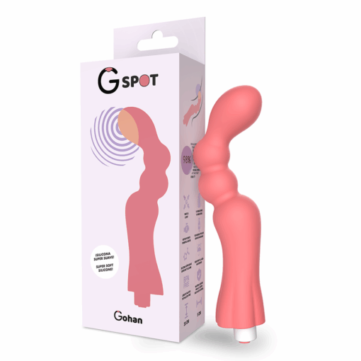 G-SPOT – GOHAN VIBRADOR PUNTO G LIGHT RED - intimamenities.com
