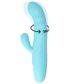 MIA – EIFFEL VIBRADOR ROTADOR AZUL TURQUESA - intimamenities.com