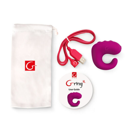G-VIBE – FUN TOYS GRING ANILLO VIBRADOR XL SWEET RASPBERRY - intimamenities.com