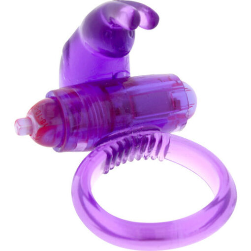 SEVEN CREATIONS – ANILLO VIBRADOR DE SILICONA LILA - intimamenities.com