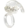 SEVEN CREATIONS – ANILLO VIBRADOR DE SILICONA TRANSPARENTE - intimamenities.com