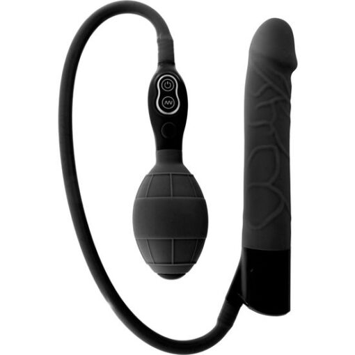 SEVEN CREATIONS – VIBRADOR HINCHABLE NEGRO - intimamenities.com